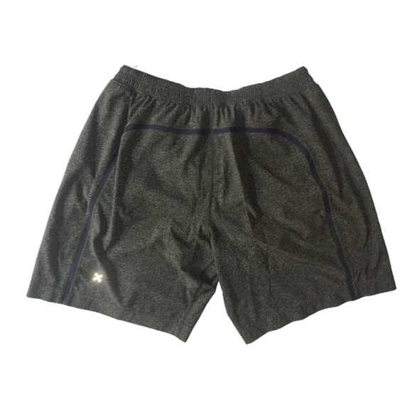 RARE Lululemon Pace Breaker Shorts XL Green Black - Picture 2 of 12